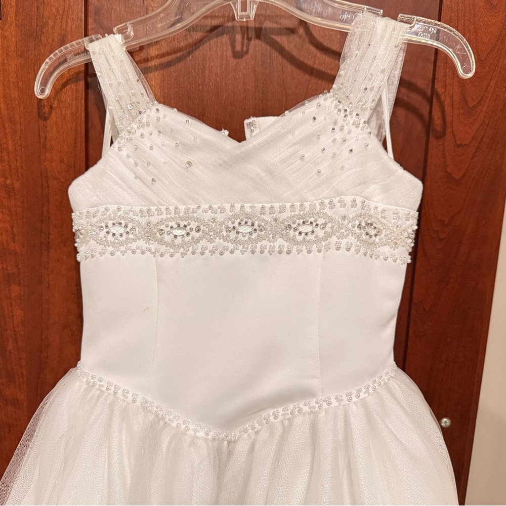 White Communion Dress Sz 6